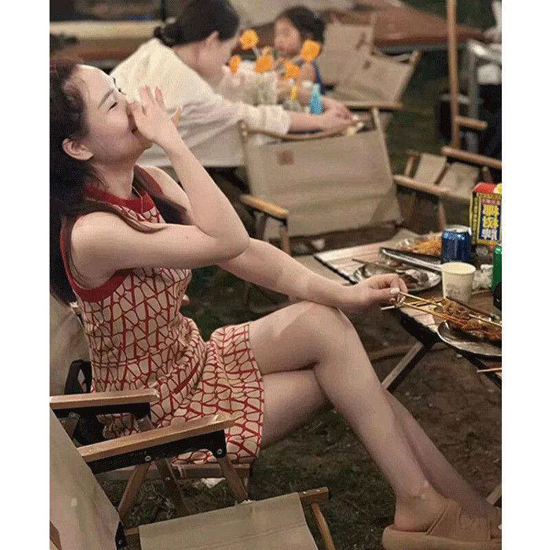 法式高级感生日聚会小礼裙平时可穿小个子显瘦小香风连衣裙女夏季