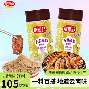 尼罗非五香蘸料10g不辣火锅烧烤蘸水干碟烤肉粉料沾水云南辣椒面