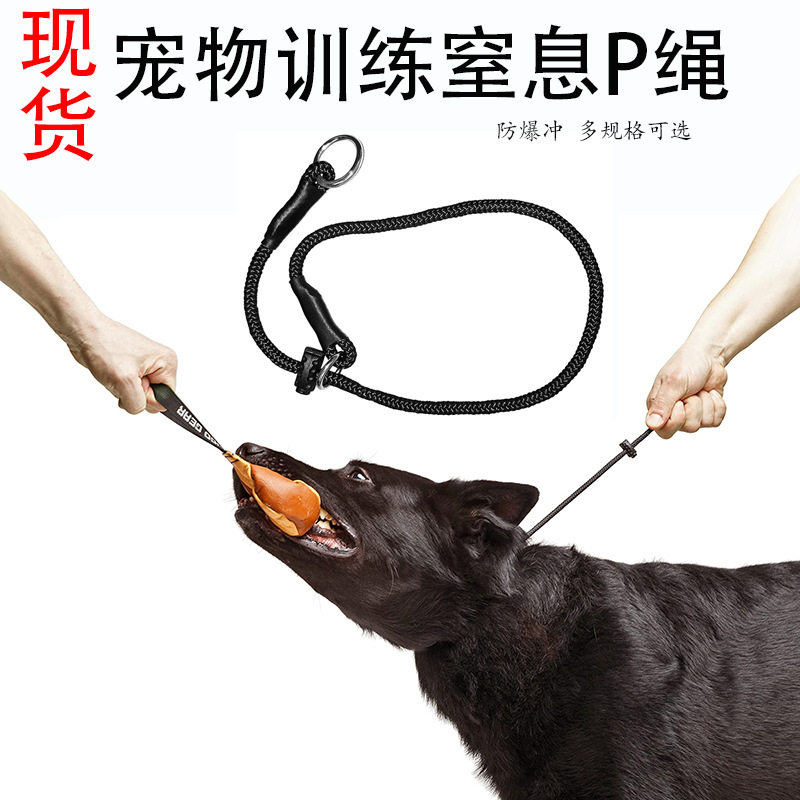 新款黑色B链项圈防爆冲中大型犬狗狗脖链P链训练训犬训练窒息绳子