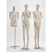 高档扁身模特道具女装 店展示架全身 人偶扁平胸半身橱窗人台衣服装