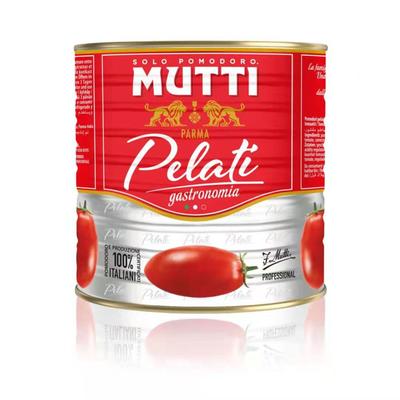 MUTTI Peeled Tomatoes穆蒂整粒去皮番茄罐头2.5kg披萨酱西餐烘培