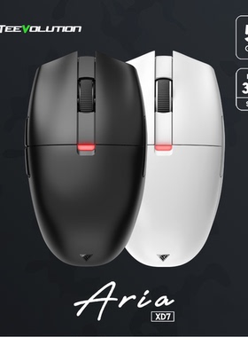 TEEVOLUTION XD7轻量化3395电竞游戏鼠标三模有线无线2.4蓝牙5.0