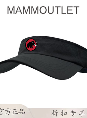 MAMMOUTLET帽子男女夏季户外运动遮阳防晒帽速干空顶帽跑步无顶帽