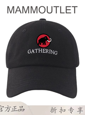 MAMMOUTLET鸭舌帽子女款2026新款夏天宽帽檐遮阳防晒男款棒球帽