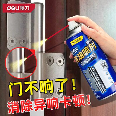 得力门响润滑油门锁合页轴家用防