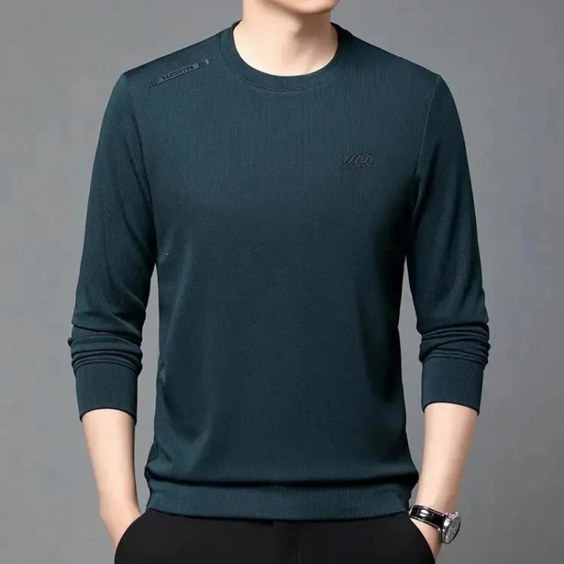 Strictly selected春秋季D男士圆领卫衣长袖套头上衣简约纯色休闲