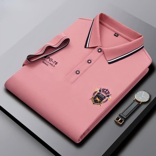 百搭TRX恤飞行员短 嘉迢精选男装 休闲POLO衫 刺绣衬衣2025夏季 男士
