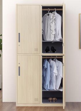 员工更衣柜生宿舍衣YX-HC01室储物柜钢制木纹健身房浴铁皮柜带锁