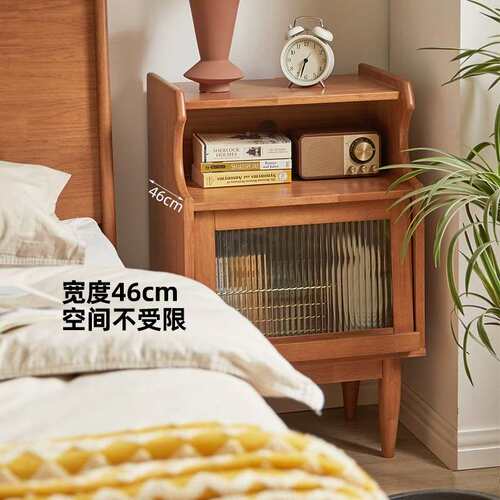 7K实木头RF-HD242柜简约现代小户型能收纳柜子原木室樱桃智木色卧