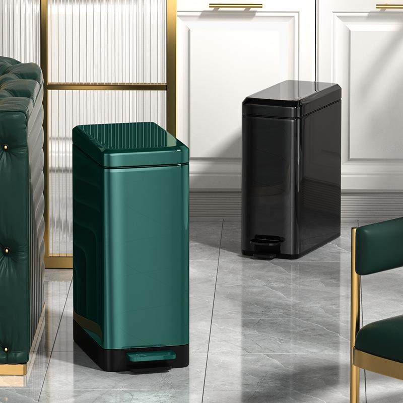 家轻奢不用锈钢圾新夹缝脚垃圾桶厨房脚踏式卫生间厕带盖所夹缝垃,家庭/个人清洁工具,垃圾桶,淘宝优惠券,粉丝福利购,淘宝优惠卷