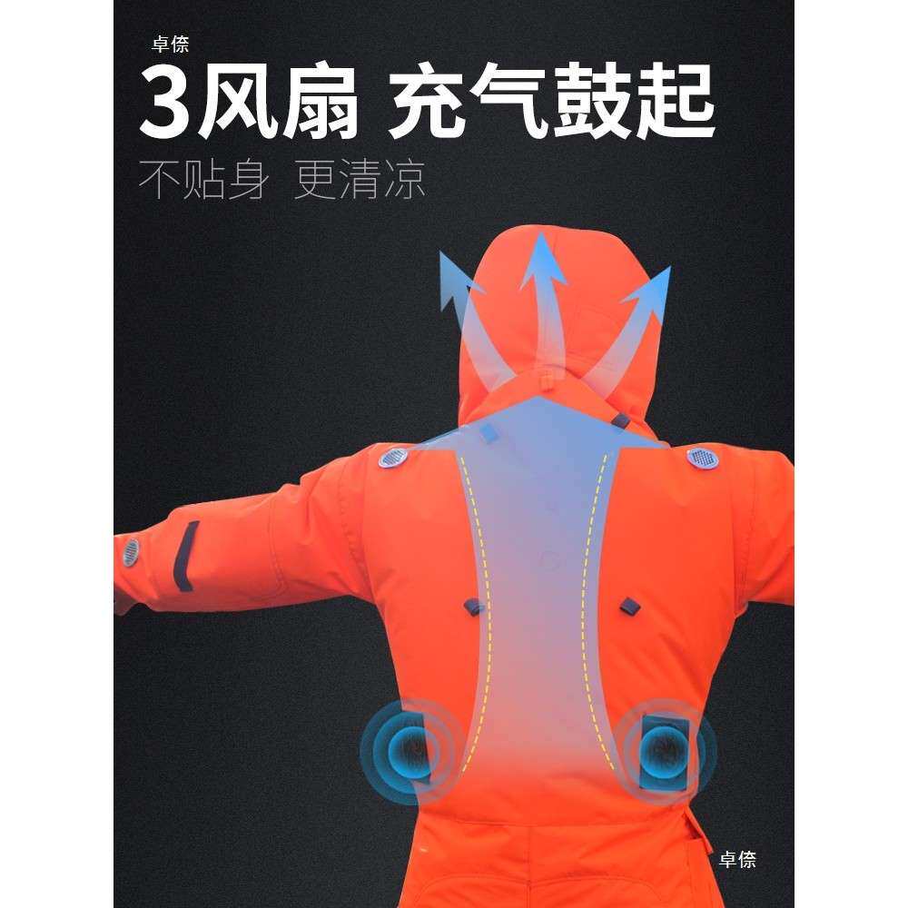 气马蜂服虎蜂全套蚂蜂透气充YNK厚防蜂衣加抓马头蜂防护服带风扇