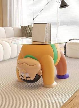 网红户胖厅茶几边几台卡虎通家用简约63444现代小型新款客轻奢茶