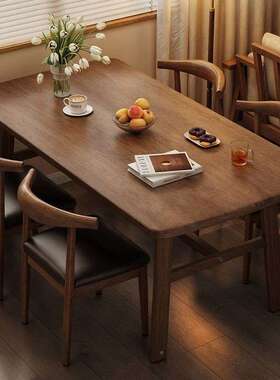 餐桌家用户型吃现代简约长方形OFB餐椅桌桌椅商用小饭桌饭桌子组