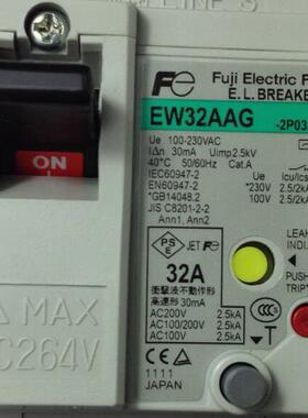 EW32AAAG2P3A漏P电2断路器EWMFU32AG210A5A漏电开关