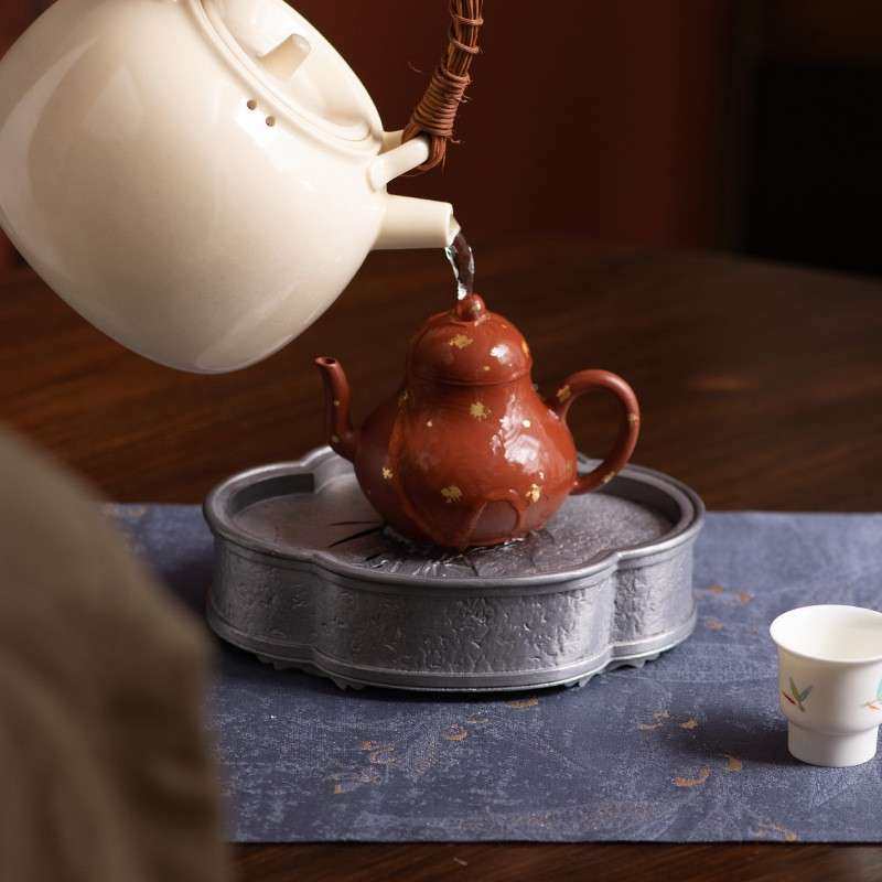 古茶约盘家用锡简sg028泡禅意高档仿古功夫储水一人用茶承壶承茶,餐饮具,整套茶具,淘宝优惠券,粉丝福利购,淘宝优惠卷