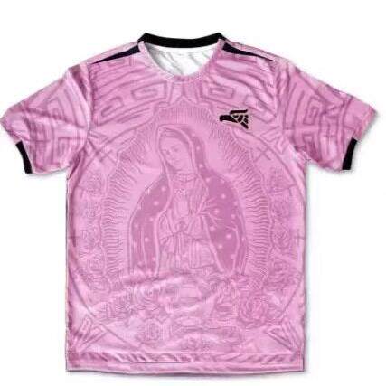 2025 Mexico Guadalupe Pink/White/Mint Color Soccer Jersey