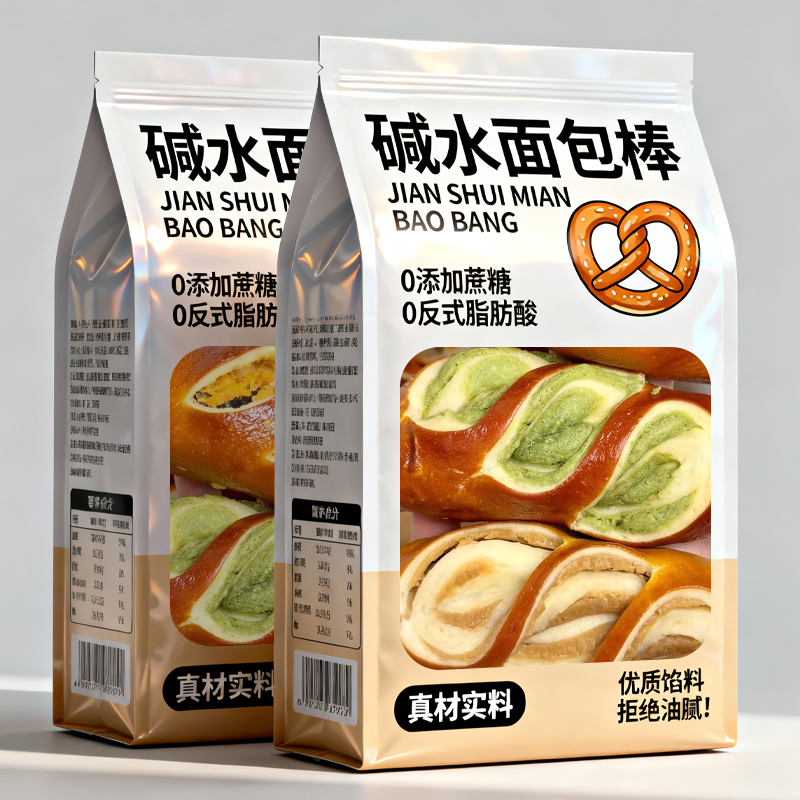 德国碱水面包棒【健康即食早餐】