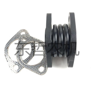 迪尔1204拖拉机农机配件排气弯管垫圈弹性膨胀节大3圈消音器接头