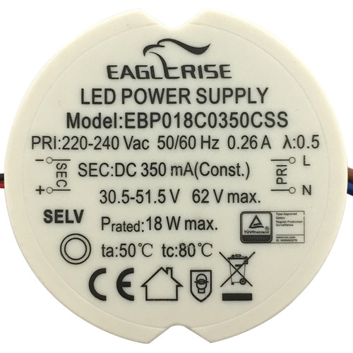 原装伊戈尔LED镇流器吸顶灯具恒流驱动电源Driver变压器18W 300MA