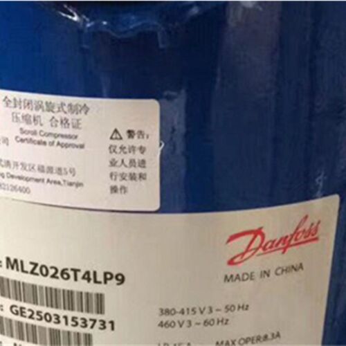 全新MLZ026T4LP9 MLZ026T5LP9 MLM026T4LP9丹佛斯涡旋制冷压缩机