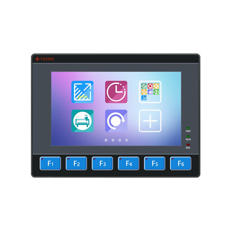 7寸PLC触摸屏一体机 兼容FX3U 带485热电偶PT100温度控制 4路脉冲