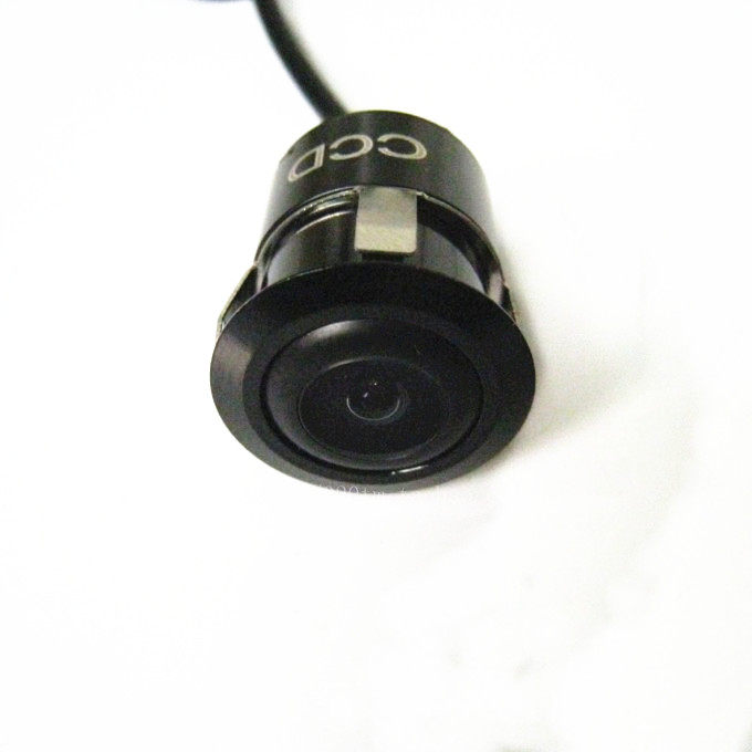 打孔高清CCD车载摄像头 18.5mm 倒车摄像 带夜视 标尺 170度防水
