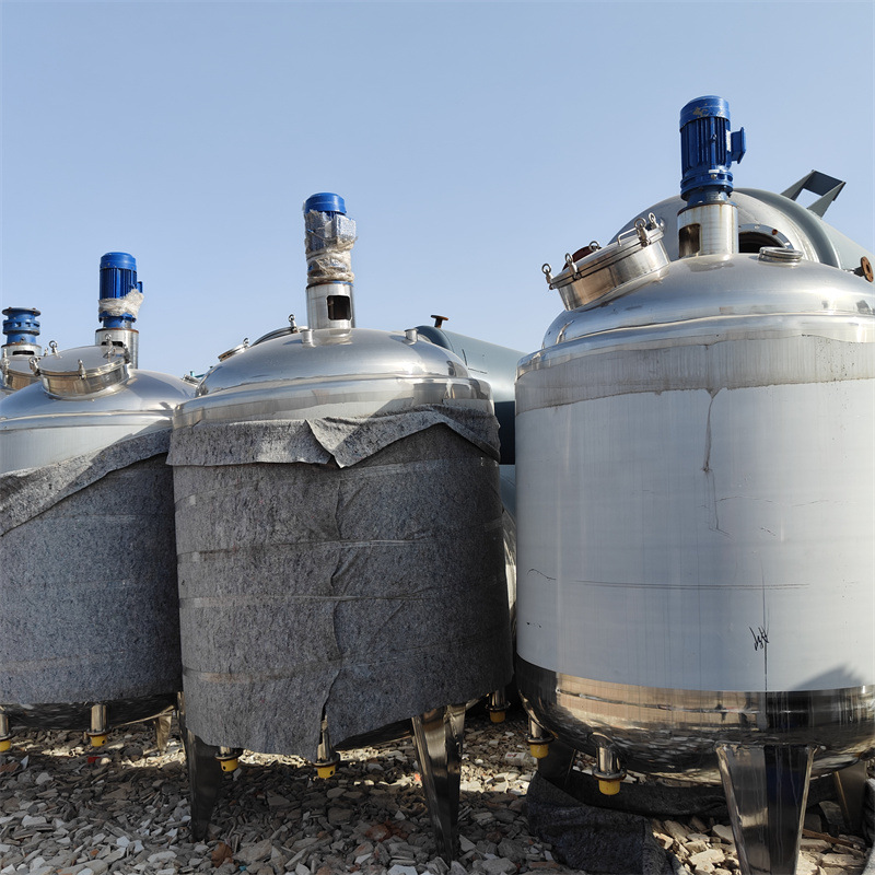 二手电加热反应釜 二手不锈钢反应罐  常压反应设备