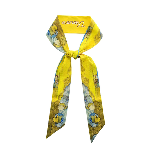 原创梵高午睡油画绑包包手柄丝巾