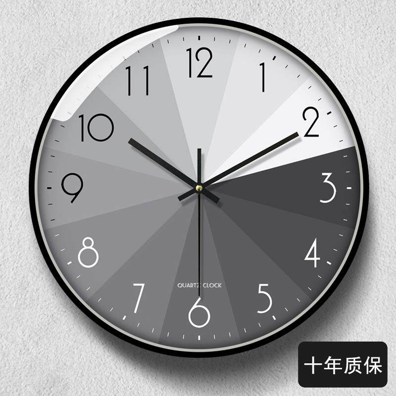 钟表挂钟客厅 家用时尚北欧创意简约石英钟挂表轻奢卧室静音时钟
