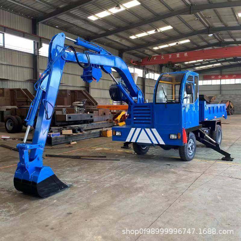 四驱四不像随车挖拉土拉沙车载挖运一体机6吨多功能轮式随车挖,搬运/仓储/物流设备,其他起重搬运设备,淘宝优惠券,粉丝福利购,淘宝优惠卷