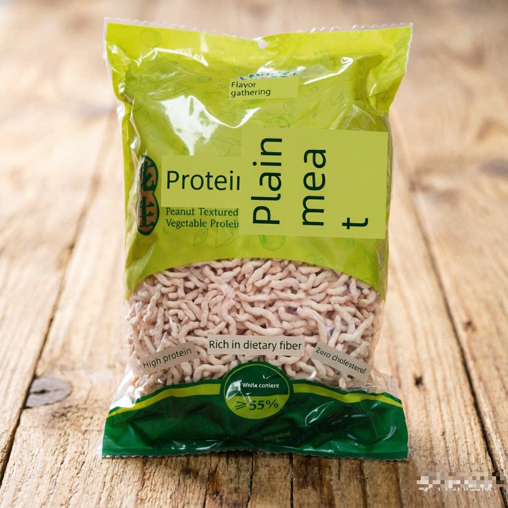 花生蛋白素肉片500g 拉丝仿荤 素食炒菜烧烤豆腐干蔬菜肉组合