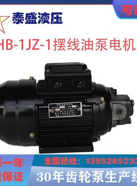 泰盛液压配套RHB-1JZ-1摆线齿轮油泵电机组120W纯铜线RHB-1JZ