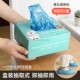 家用室内加厚PE塑料防水防滑无纺布待客脚套 抽取式 一次性鞋 套盒装