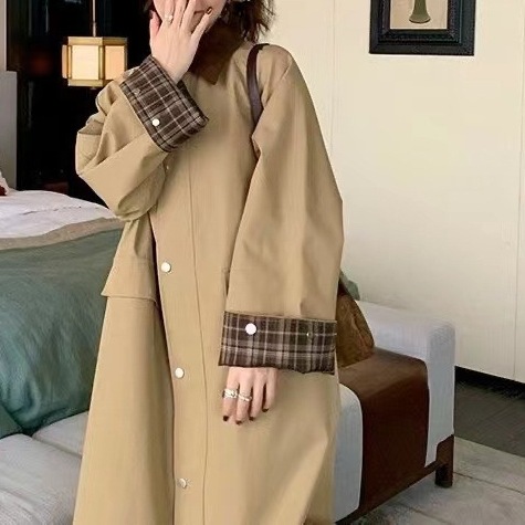 chic赫本风新款风衣外套