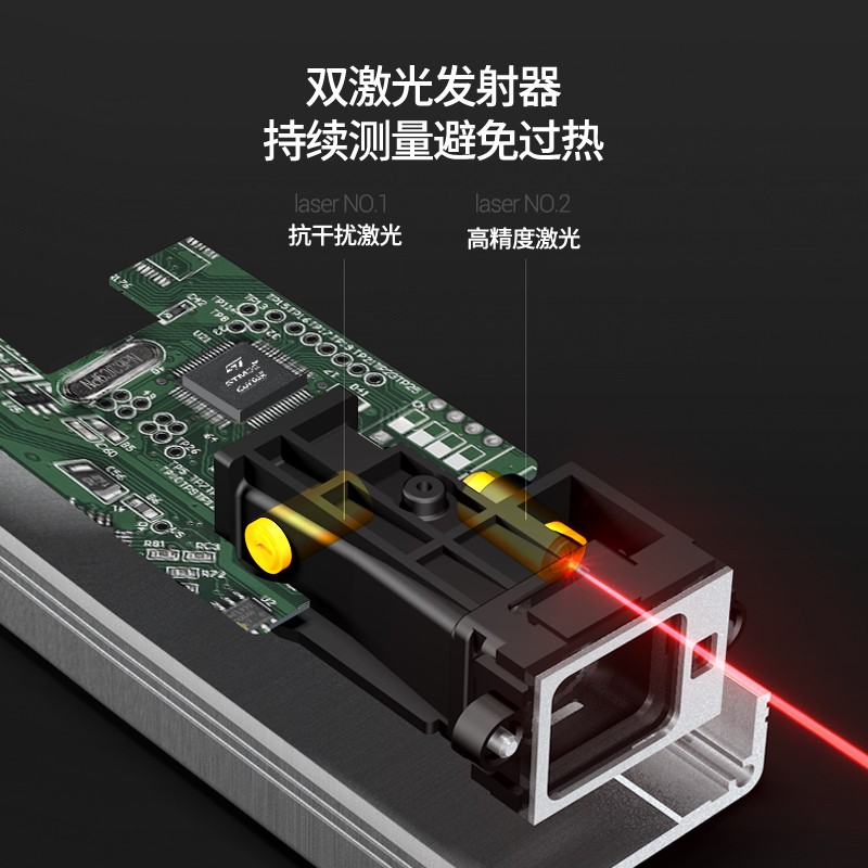 深达威激光测距仪模块高精度工业传感器编程组网开关量模拟量10HZ
