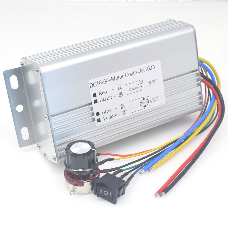 100A直流电机调速器12V24V36V48V电动爬楼车 叉车控制器 倒顺开关