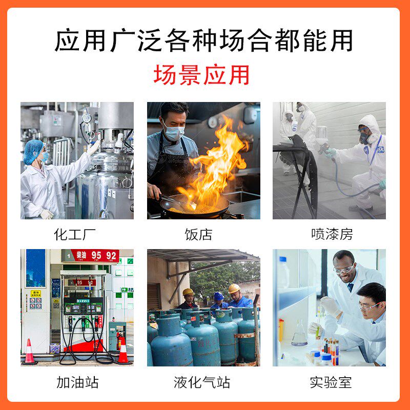 固定式四合一气体检测仪多功能复合氧气硫化氢一氧化碳探测报警器