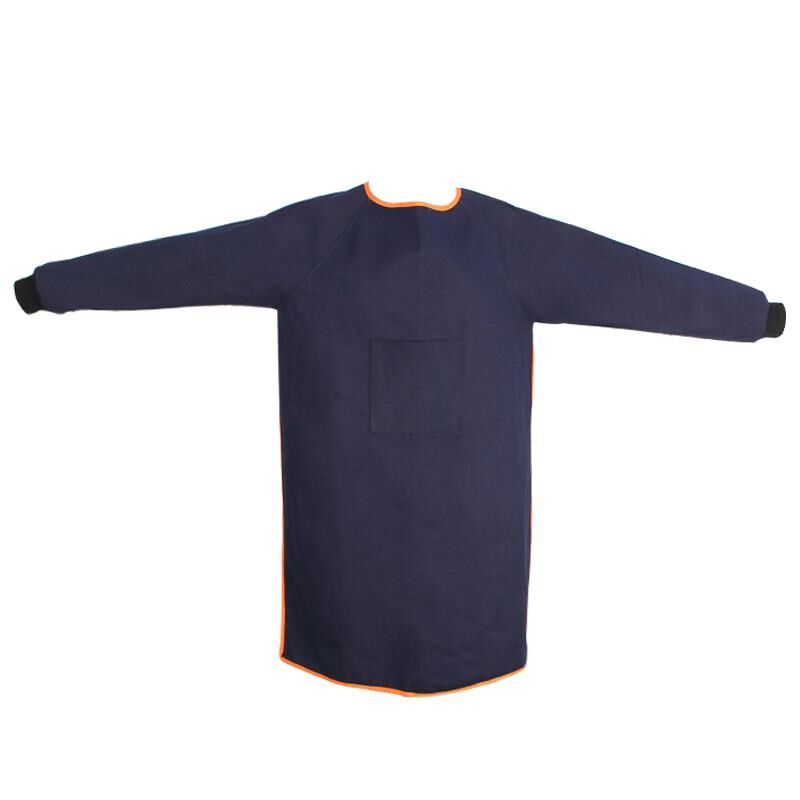 帆布反穿罩衣棉电焊工倒穿衣焊接切割劳保工作服抗火花飞溅围裙