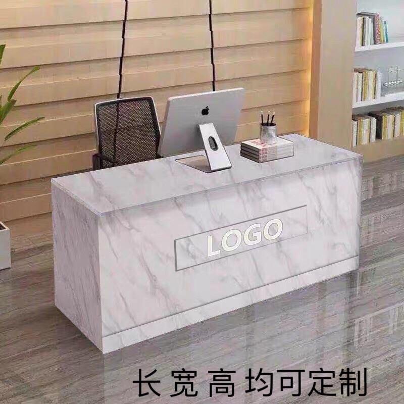 小型店铺收银柜台公司前台接待台服装店奶茶店水果店平面吧台柜台