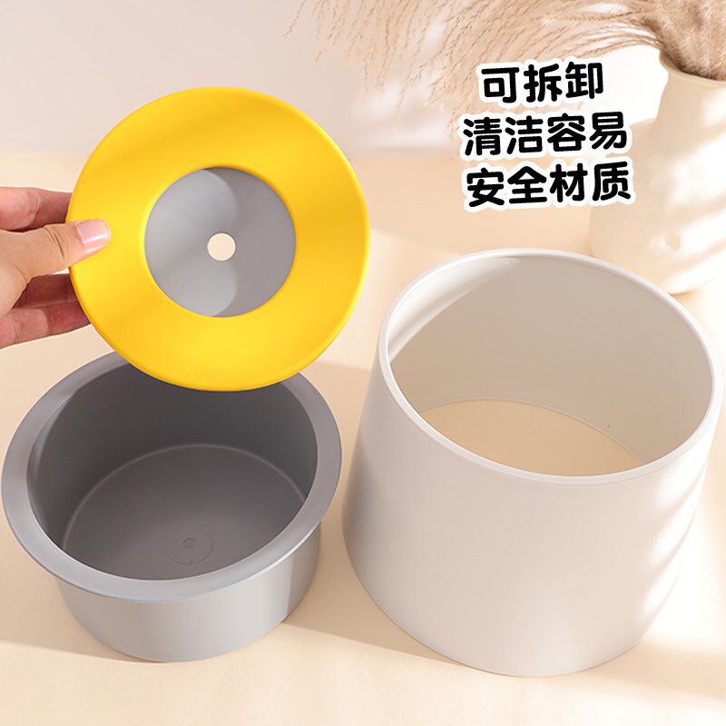 韩国yogi喝水碗宠物不湿嘴狗碗防洒水打翻胡子湿猫狗浮力碗饮水器