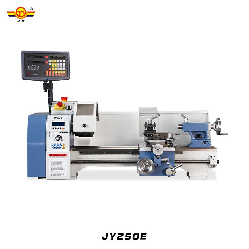 金洋JY250E新型电子挂轮车床多功能微型家用台式金属加工小车床