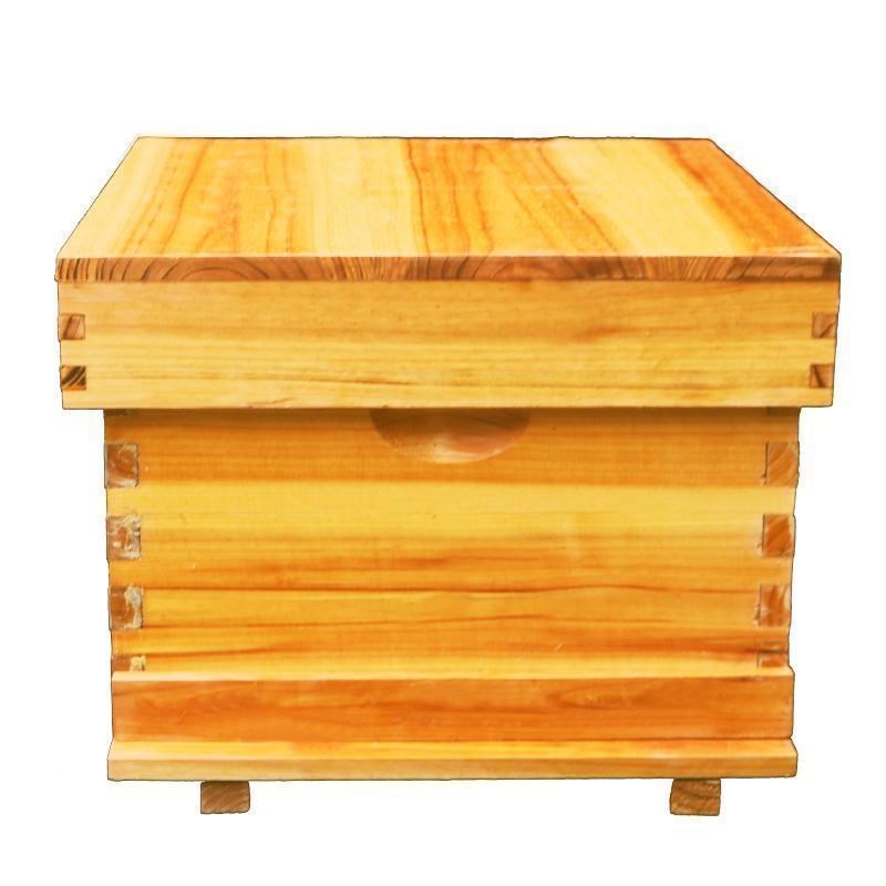 养蜜蜂中蜂标准十框蜂箱包邮全套密蜂箱养蜂工具专用杉木煮蜡平箱