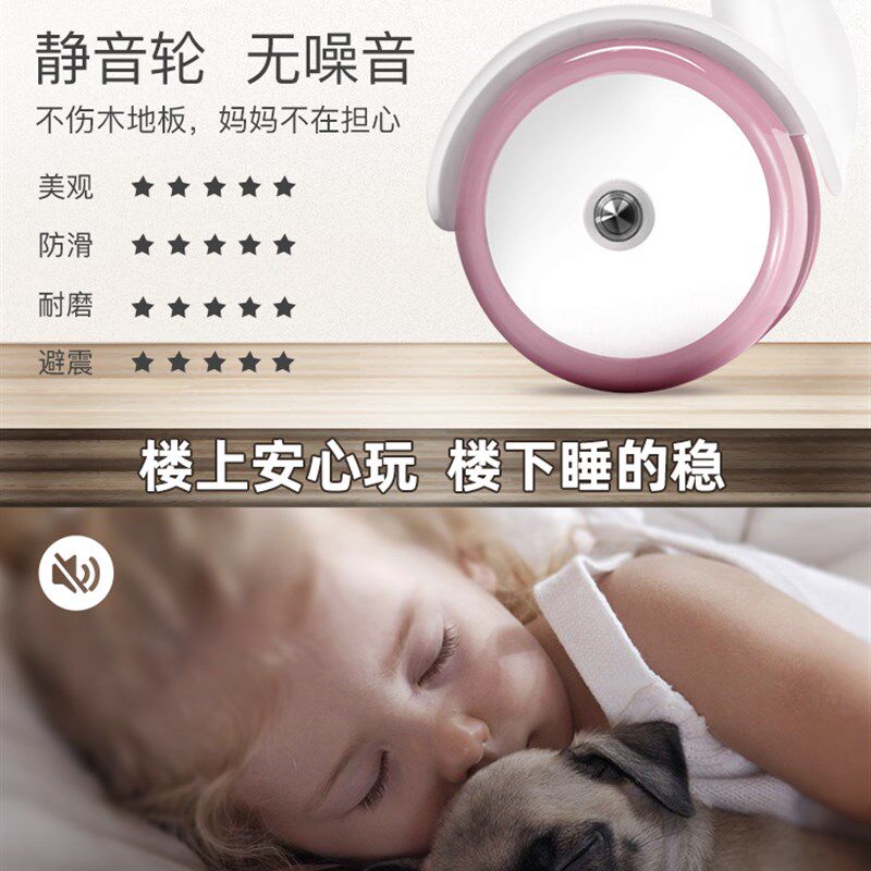 学步车防圆型腿婴儿多功能防侧翻手推车宝宝可坐可推学行车起步车