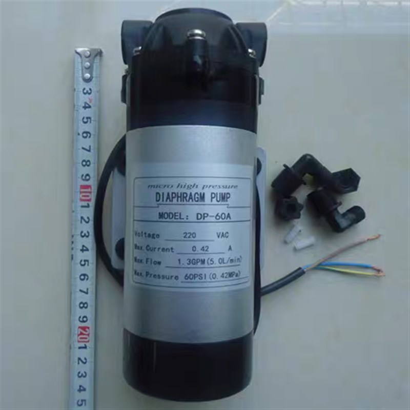 新款微型高压隔膜DP60150220V自吸高压家用泵增压水泵抽纯水机泵