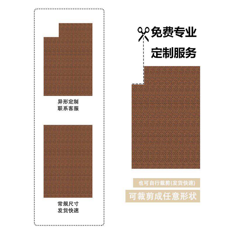 入户门地毯进门口家用大门口地垫可裁剪定制玄关耐脏轻奢高端脚垫