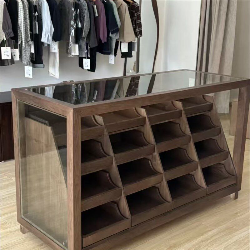 服装店中岛台展示柜女装店中岛柜流水台童装店陈列柜饰品柜中岛桌