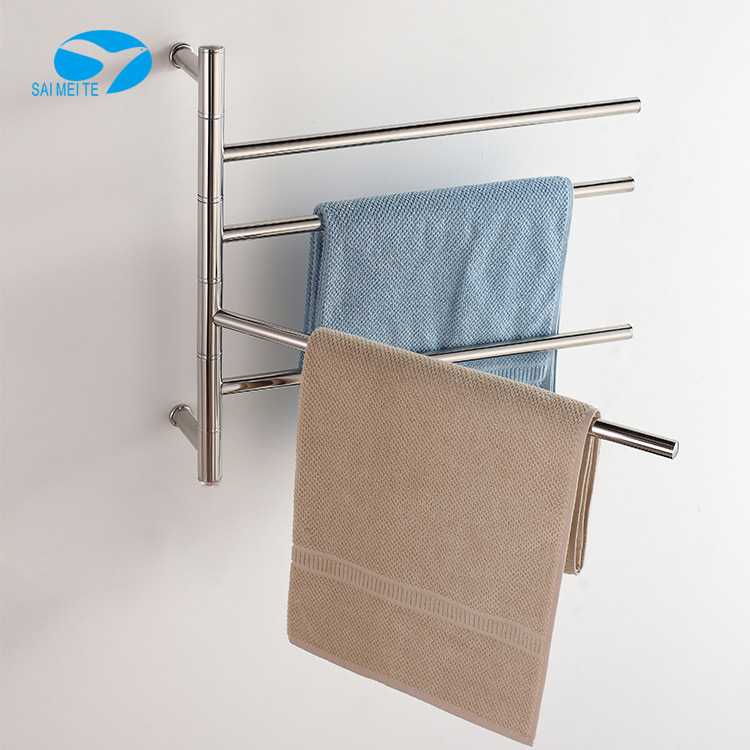 跨境 智能恒温电热毛巾架 304不锈钢卫生间浴巾架毛巾置物架