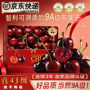 车厘子智利进口大樱桃【多地次日达】5斤4j级新鲜水果年货节礼盒