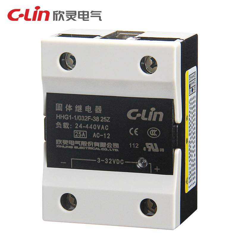 欣灵电气 HHG1-1/032F-38-25A固体继电器 直流控交流无触点接触器
