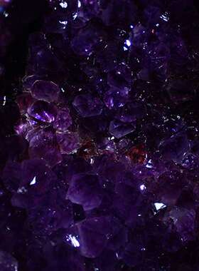 天紫GAV晶然洞袋对洞摆件拉圭聚宝盆摆件钱子乌原石摆件